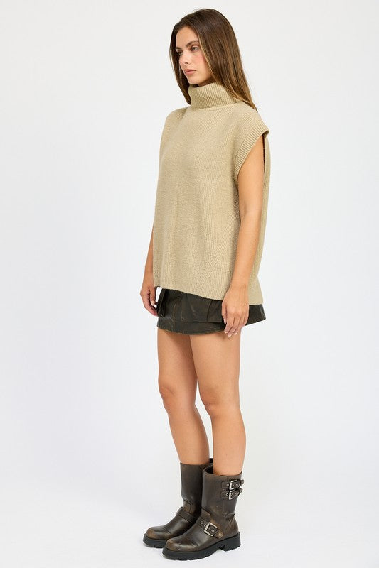 SPLIT BACK TURTLE NECK SWEATER TOP-Emory Park-[option4]-[option5]-[option6]-[option7]-[option8]-Shop-Boutique-Clothing-for-Women-Online