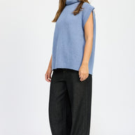 SPLIT BACK TURTLE NECK SWEATER TOP-Emory Park-[option4]-[option5]-[option6]-[option7]-[option8]-Shop-Boutique-Clothing-for-Women-Online