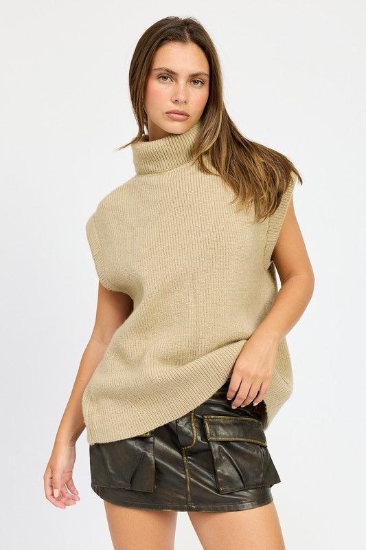 SPLIT BACK TURTLE NECK SWEATER TOP-Emory Park-[option4]-[option5]-[option6]-[option7]-[option8]-Shop-Boutique-Clothing-for-Women-Online