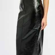 FITTED PENCIL SKIRT WITH SLIT-Emory Park-[option4]-[option5]-[option6]-[option7]-[option8]-Shop-Boutique-Clothing-for-Women-Online