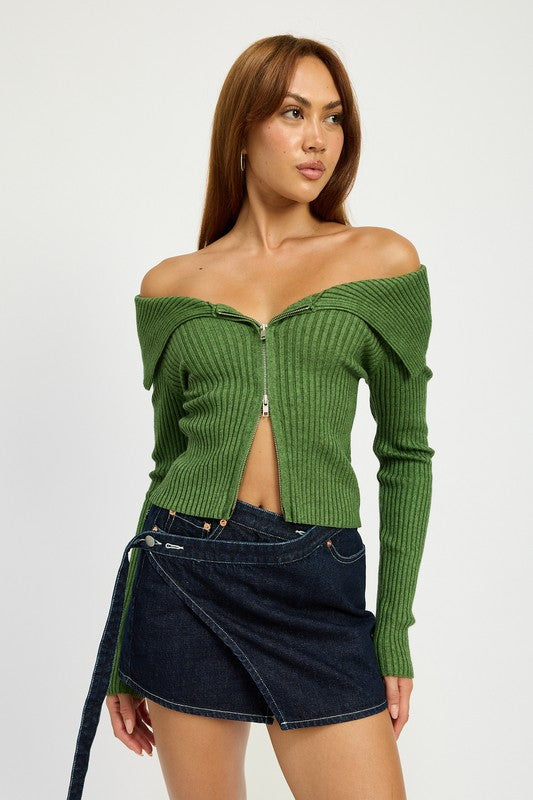 WRAPPED MINI DENIM SKIRT-Emory Park-[option4]-[option5]-[option6]-[option7]-[option8]-Shop-Boutique-Clothing-for-Women-Online