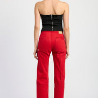 FOLD OVER CORSET TOP-Emory Park-[option4]-[option5]-[option6]-[option7]-[option8]-Shop-Boutique-Clothing-for-Women-Online