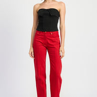 FOLD OVER CORSET TOP-Emory Park-[option4]-[option5]-[option6]-[option7]-[option8]-Shop-Boutique-Clothing-for-Women-Online