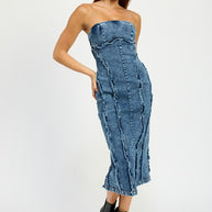 TUBE FRAYED SEAM MIDI DRESS-Emory Park-[option4]-[option5]-[option6]-[option7]-[option8]-Shop-Boutique-Clothing-for-Women-Online