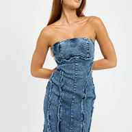 TUBE FRAYED SEAM MIDI DRESS-Emory Park-[option4]-[option5]-[option6]-[option7]-[option8]-Shop-Boutique-Clothing-for-Women-Online