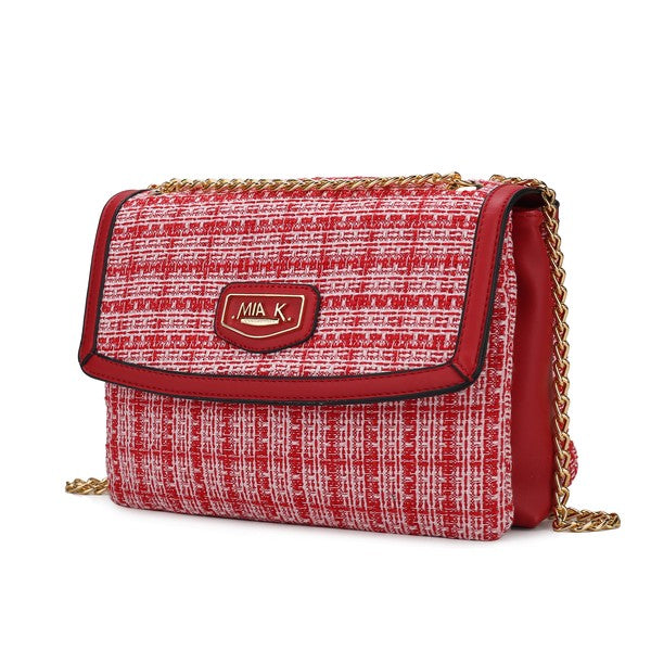 The Mackenzie Tweed Shoulder Bag by Mia K-MKF Collection by Mia K-[option4]-[option5]-[option6]-[option7]-[option8]-Shop-Boutique-Clothing-for-Women-Online