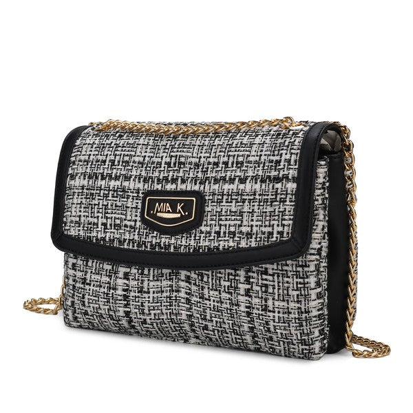 The Mackenzie Tweed Shoulder Bag by Mia K-MKF Collection by Mia K-[option4]-[option5]-[option6]-[option7]-[option8]-Shop-Boutique-Clothing-for-Women-Online