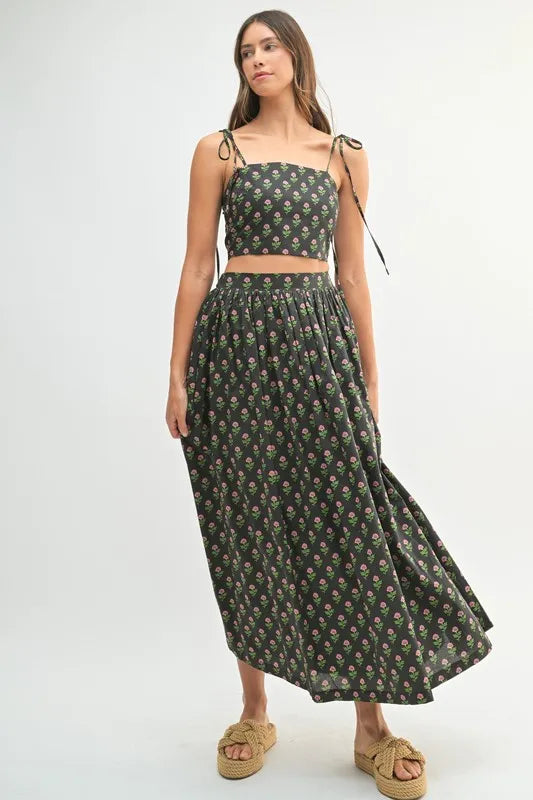 MABLE Floral Crop Top and Skirt Set-sets-Trendsi-[option4]-[option5]-[option6]-[option7]-[option8]-Shop-Boutique-Clothing-for-Women-Online