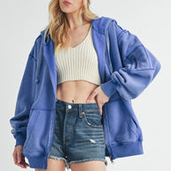 Fiori Hoodie Jacket-Aemi + Co-[option4]-[option5]-[option6]-[option7]-[option8]-Shop-Boutique-Clothing-for-Women-Online