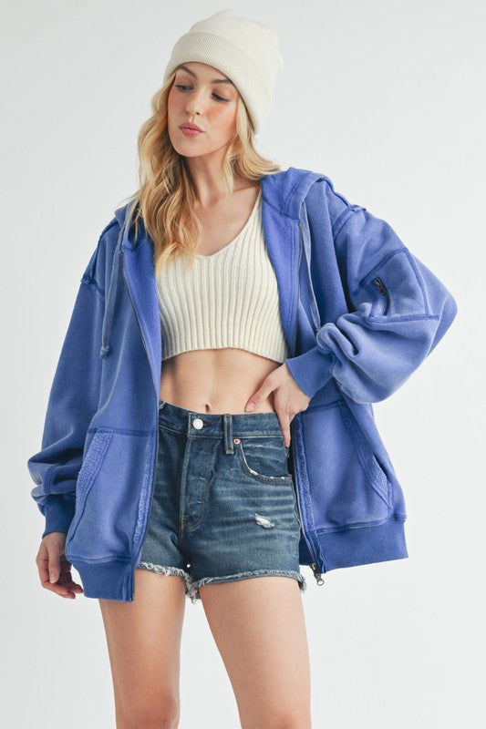 Fiori Hoodie Jacket-Aemi + Co-[option4]-[option5]-[option6]-[option7]-[option8]-Shop-Boutique-Clothing-for-Women-Online