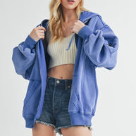 Fiori Hoodie Jacket-Aemi + Co-[option4]-[option5]-[option6]-[option7]-[option8]-Shop-Boutique-Clothing-for-Women-Online