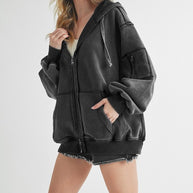 Fiori Hoodie Jacket-Aemi + Co-[option4]-[option5]-[option6]-[option7]-[option8]-Shop-Boutique-Clothing-for-Women-Online