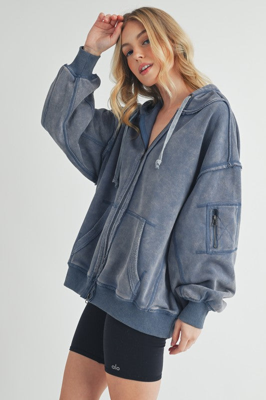 Fiori Hoodie Jacket-Aemi + Co-[option4]-[option5]-[option6]-[option7]-[option8]-Shop-Boutique-Clothing-for-Women-Online