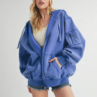 Fiori Hoodie Jacket-Aemi + Co-[option4]-[option5]-[option6]-[option7]-[option8]-Shop-Boutique-Clothing-for-Women-Online