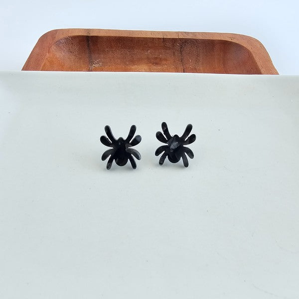 Spider Studs - Black-Spiffy & Splendid-Black-OneSize-[option4]-[option5]-[option6]-[option7]-[option8]-Shop-Boutique-Clothing-for-Women-Online