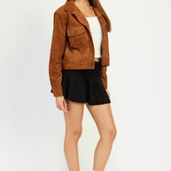 SUDE JACKET WITH POCKETS-Emory Park-[option4]-[option5]-[option6]-[option7]-[option8]-Shop-Boutique-Clothing-for-Women-Online
