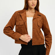 SUDE JACKET WITH POCKETS-Emory Park-CAMEL-S-[option4]-[option5]-[option6]-[option7]-[option8]-Shop-Boutique-Clothing-for-Women-Online