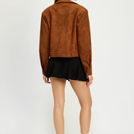 SUDE JACKET WITH POCKETS-Emory Park-[option4]-[option5]-[option6]-[option7]-[option8]-Shop-Boutique-Clothing-for-Women-Online