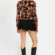 FLORAL PRINT SWEETHEART NECKLINE TOP-Emory Park-[option4]-[option5]-[option6]-[option7]-[option8]-Shop-Boutique-Clothing-for-Women-Online