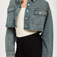 EMBROIDERED DENIM CROP JACKET-Emory Park-[option4]-[option5]-[option6]-[option7]-[option8]-Shop-Boutique-Clothing-for-Women-Online