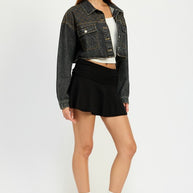 EMBROIDERED DENIM CROP JACKET-Emory Park-[option4]-[option5]-[option6]-[option7]-[option8]-Shop-Boutique-Clothing-for-Women-Online