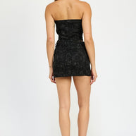 WASHED DENIM PRINT MINI SKIRT-Emory Park-[option4]-[option5]-[option6]-[option7]-[option8]-Shop-Boutique-Clothing-for-Women-Online