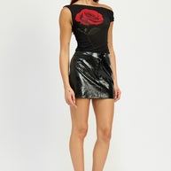 A LINE MINI SKIRT WITH ZIPPER-Emory Park-[option4]-[option5]-[option6]-[option7]-[option8]-Shop-Boutique-Clothing-for-Women-Online