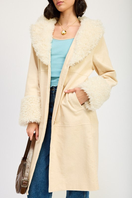 FAUX FUR MID TRENCH COAT-Emory Park-[option4]-[option5]-[option6]-[option7]-[option8]-Shop-Boutique-Clothing-for-Women-Online