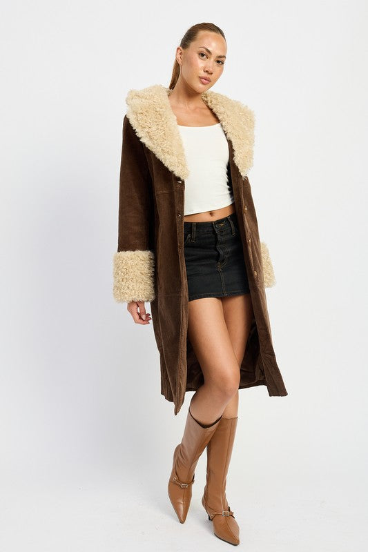 FAUX FUR MID TRENCH COAT-Emory Park-[option4]-[option5]-[option6]-[option7]-[option8]-Shop-Boutique-Clothing-for-Women-Online