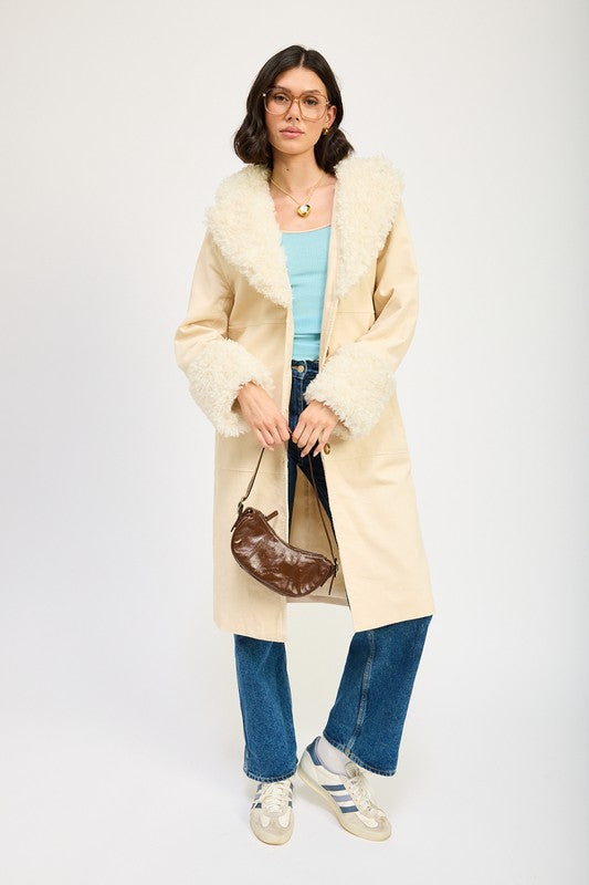 FAUX FUR MID TRENCH COAT-Emory Park-[option4]-[option5]-[option6]-[option7]-[option8]-Shop-Boutique-Clothing-for-Women-Online