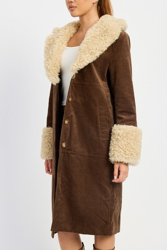 FAUX FUR MID TRENCH COAT-Emory Park-[option4]-[option5]-[option6]-[option7]-[option8]-Shop-Boutique-Clothing-for-Women-Online