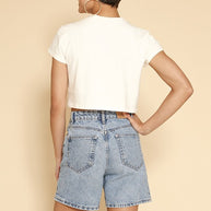 Cropped bow tee-Miss Sparkling-[option4]-[option5]-[option6]-[option7]-[option8]-Shop-Boutique-Clothing-for-Women-Online