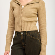 CROPPED HOODIE ZIP UP-Emory Park-[option4]-[option5]-[option6]-[option7]-[option8]-Shop-Boutique-Clothing-for-Women-Online