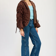 RUCHED PUFF JACKET-Emory Park-[option4]-[option5]-[option6]-[option7]-[option8]-Shop-Boutique-Clothing-for-Women-Online