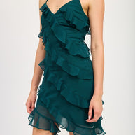 ASYMMETRICAL RUFFLE MINI DRESS-Emory Park-[option4]-[option5]-[option6]-[option7]-[option8]-Shop-Boutique-Clothing-for-Women-Online