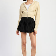 CROPPED HOODIE ZIP UP-Emory Park-[option4]-[option5]-[option6]-[option7]-[option8]-Shop-Boutique-Clothing-for-Women-Online