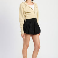 CROPPED HOODIE ZIP UP-Emory Park-[option4]-[option5]-[option6]-[option7]-[option8]-Shop-Boutique-Clothing-for-Women-Online