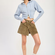 CROPPED HOODIE ZIP UP-Emory Park-[option4]-[option5]-[option6]-[option7]-[option8]-Shop-Boutique-Clothing-for-Women-Online