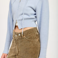 CROPPED HOODIE ZIP UP-Emory Park-[option4]-[option5]-[option6]-[option7]-[option8]-Shop-Boutique-Clothing-for-Women-Online