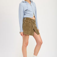 CROPPED HOODIE ZIP UP-Emory Park-[option4]-[option5]-[option6]-[option7]-[option8]-Shop-Boutique-Clothing-for-Women-Online