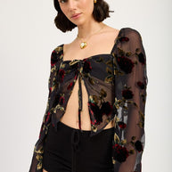 FLORAL FLYAWAY SLEEVE TOP-Emory Park-[option4]-[option5]-[option6]-[option7]-[option8]-Shop-Boutique-Clothing-for-Women-Online