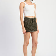 PRINTED DENIM SKIRT-Emory Park-[option4]-[option5]-[option6]-[option7]-[option8]-Shop-Boutique-Clothing-for-Women-Online