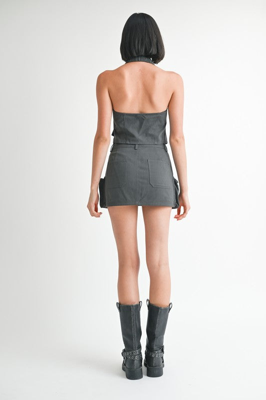 EXPOSED CARGO POCKET MINI SKIRT-Emory Park-[option4]-[option5]-[option6]-[option7]-[option8]-Shop-Boutique-Clothing-for-Women-Online