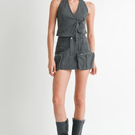 EXPOSED CARGO POCKET MINI SKIRT-Emory Park-[option4]-[option5]-[option6]-[option7]-[option8]-Shop-Boutique-Clothing-for-Women-Online