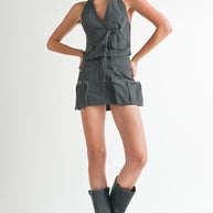 EXPOSED CARGO POCKET MINI SKIRT-Emory Park-BLACK-S-[option4]-[option5]-[option6]-[option7]-[option8]-Shop-Boutique-Clothing-for-Women-Online