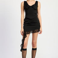 OFF SHOULDER SATIN BUSTIER WITH LACE DETAIL-Emory Park-[option4]-[option5]-[option6]-[option7]-[option8]-Shop-Boutique-Clothing-for-Women-Online