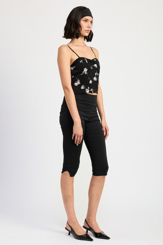 MIXED MEDIA SATIN SPAGHETTI STRAP TOP-Emory Park-[option4]-[option5]-[option6]-[option7]-[option8]-Shop-Boutique-Clothing-for-Women-Online