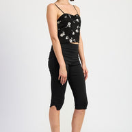 MIXED MEDIA SATIN SPAGHETTI STRAP TOP-Emory Park-[option4]-[option5]-[option6]-[option7]-[option8]-Shop-Boutique-Clothing-for-Women-Online