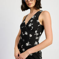 FLORAL V NECK MAXI DRESS-Emory Park-[option4]-[option5]-[option6]-[option7]-[option8]-Shop-Boutique-Clothing-for-Women-Online