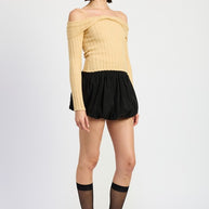 OFF SHOULDER SWEATER TOP-Emory Park-[option4]-[option5]-[option6]-[option7]-[option8]-Shop-Boutique-Clothing-for-Women-Online